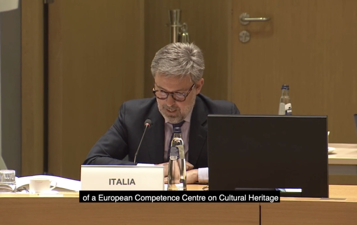 Screen shot from EU Council of Culture 18-05-21